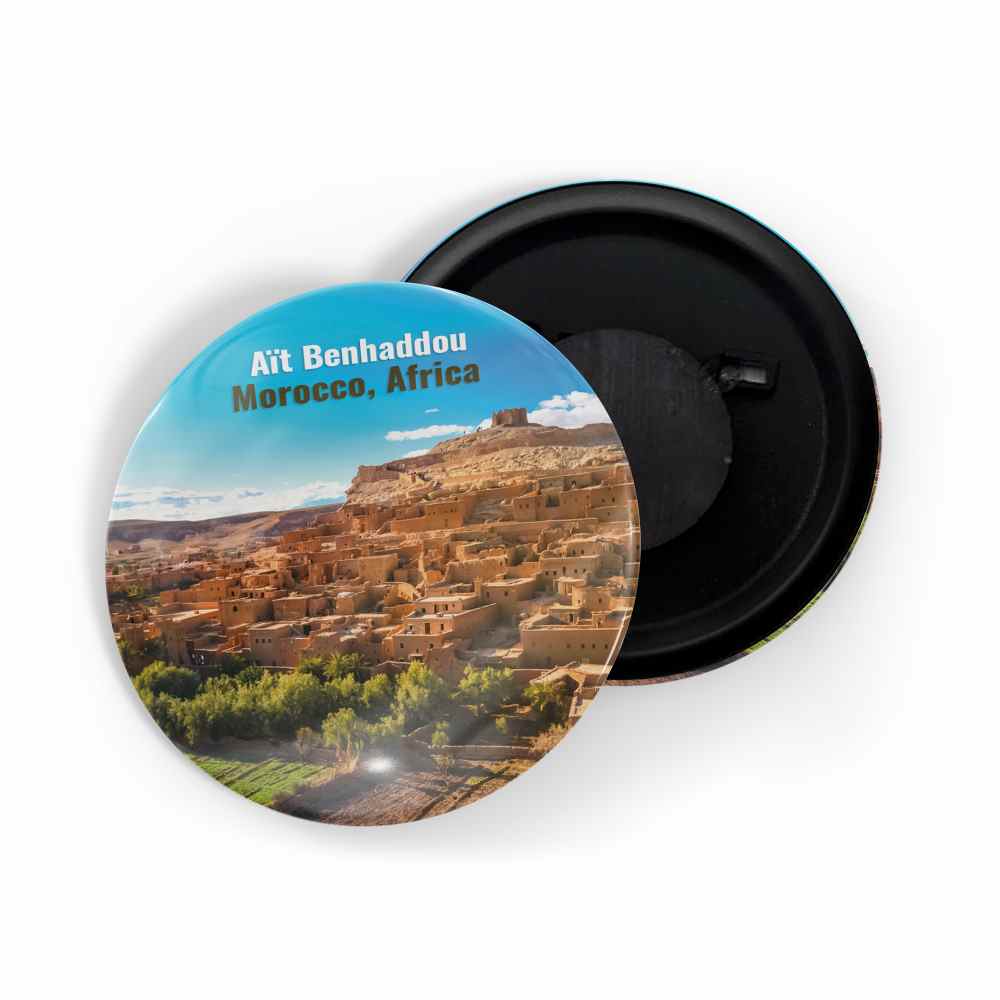 dhcrafts Fridge Magnet Multicolor Famous Tourist Place Ait Benhaddou Morocco Africa Glossy Finish Design Pack of 1